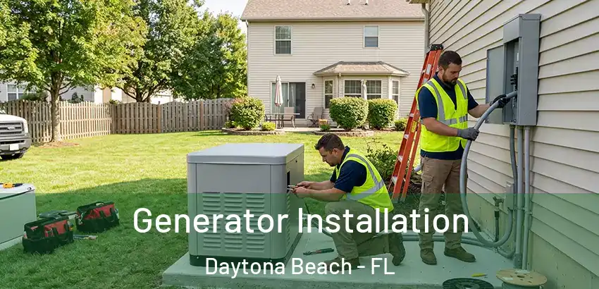  Generator Installation Daytona Beach - FL