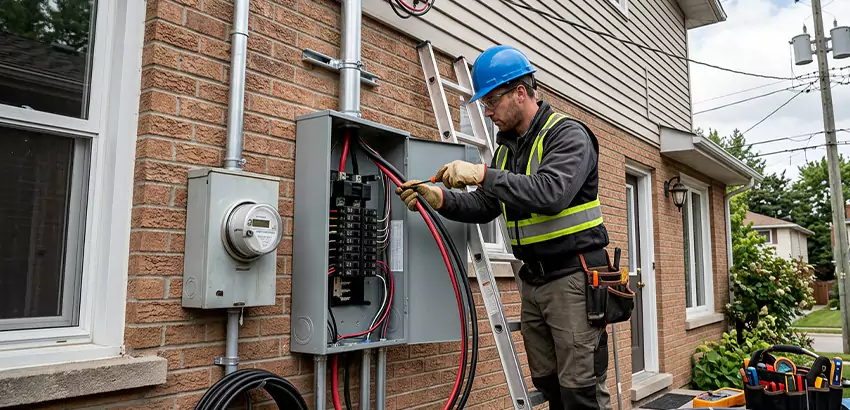 Outdoor Subpanel Installation in Daytona Beach